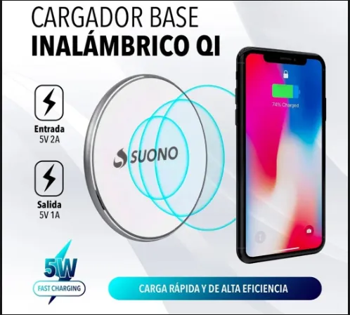 CARGADOR INALÁMBRICO SUONO
