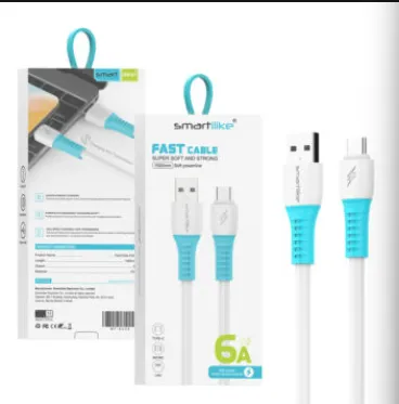 CABLE TIPO C - PREMIUM, REFORZADO SMARTILIKE 6 AMPERES